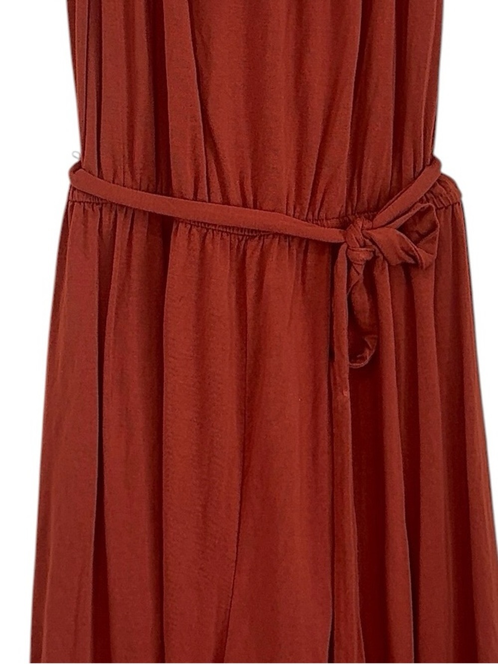 EST 1946 Terracotta Ruffle Off-The-Shoulder Romper - Boho Chic - Picture 6 of 11